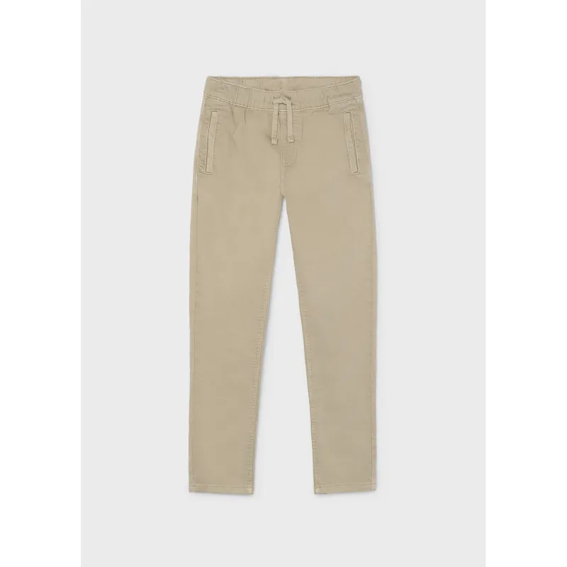 BEIGE SOFT JOGGER PANT / 7507-096