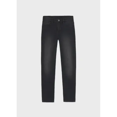 BLACK DENIM PANT SLIM FIT / 7509-086