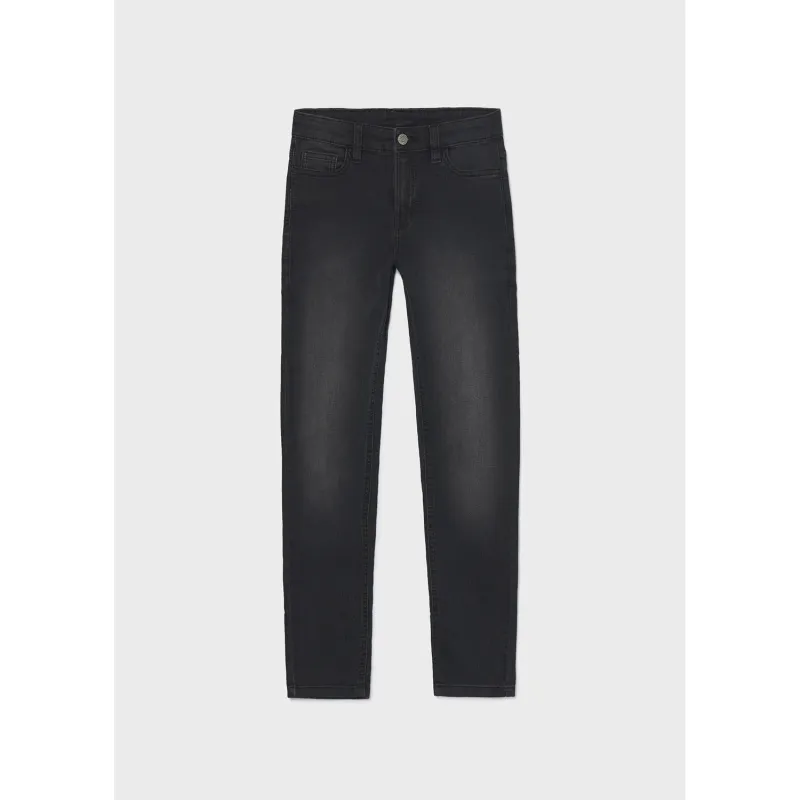 BLACK DENIM PANT SLIM FIT / 7509-086
