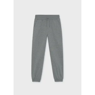 HEATHER GREY CUFFED FLEECE PANT / 705-048