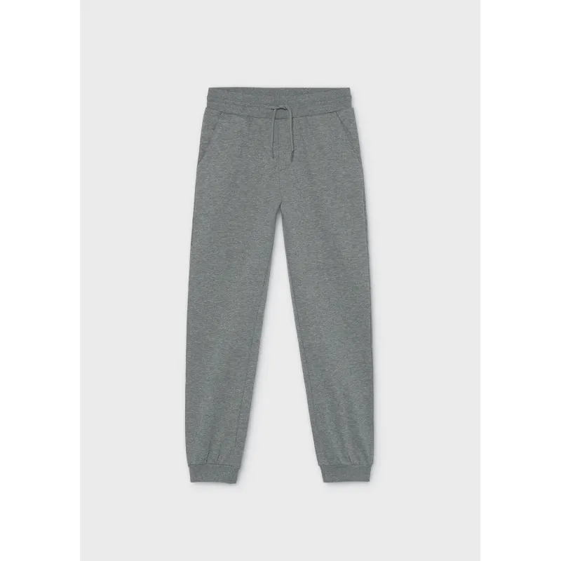 HEATHER GREY CUFFED FLEECE PANT / 705-048