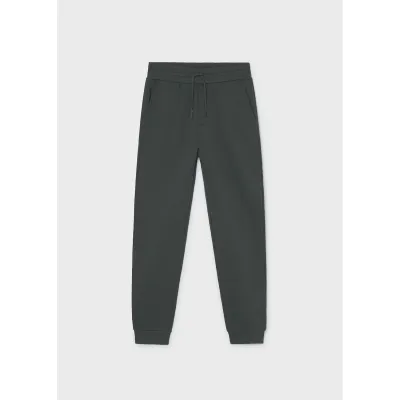 GREEN FLEECE CUFFED PANT / 7050-47