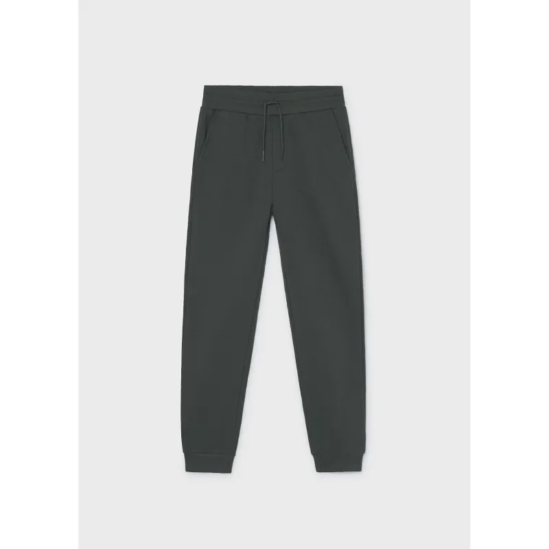 GREEN FLEECE CUFFED PANT / 7050-47