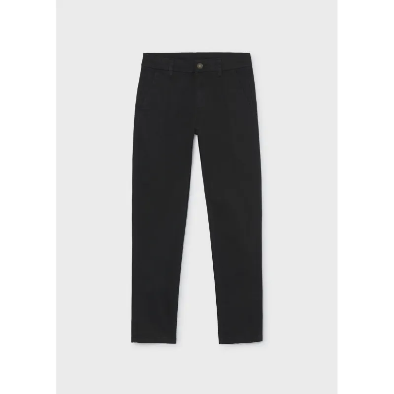 BLACK CHINO PANT / 530-035