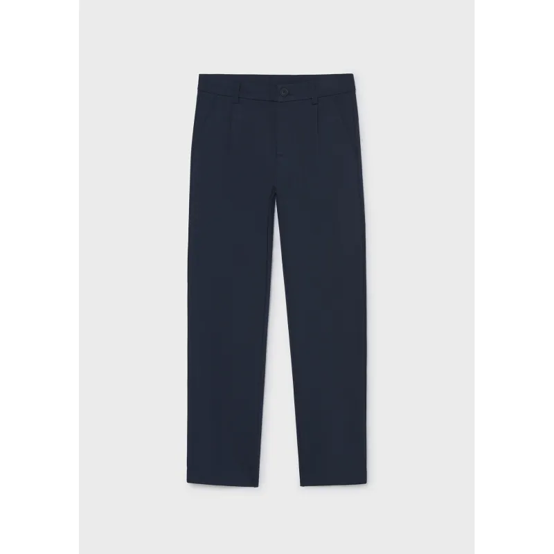 NAVY CHINO PANT RELAXED FIT / 7516-097