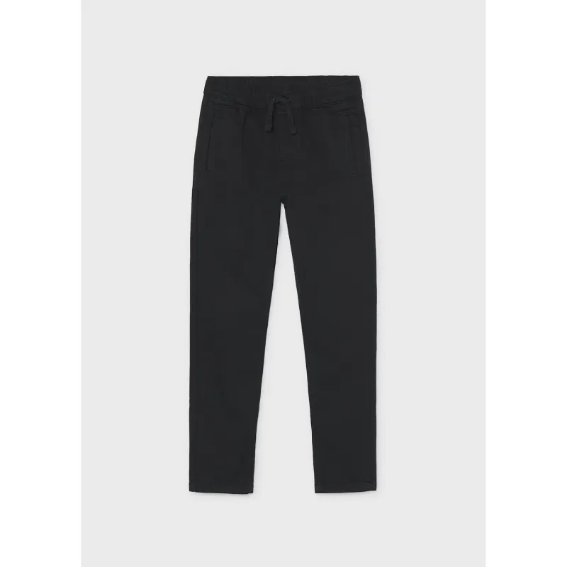 BLACK SOFT JOGGER PANT STRETCH / 7507-097