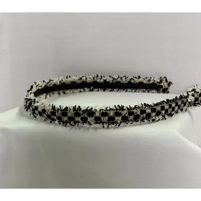 NAVY HEADBAND LACE FLOWERS / 0