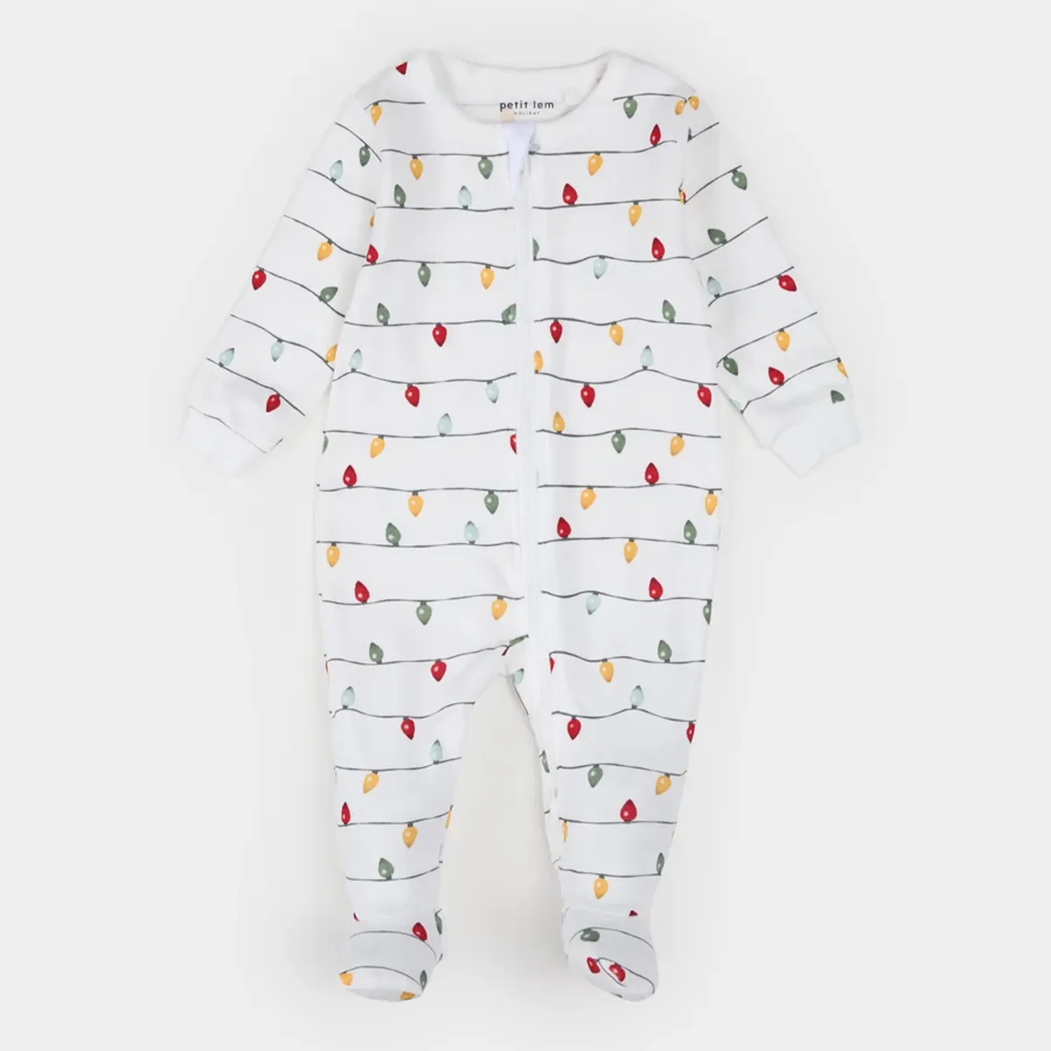 OFFWHITE SLEEPER CHRISTMAS LIGHTS PRINT / 26HRS51P45/B