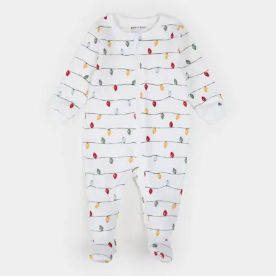 OFFWHITE SLEEPER CHRISTMAS LIGHTS PRINT / 26HRS51P45/B