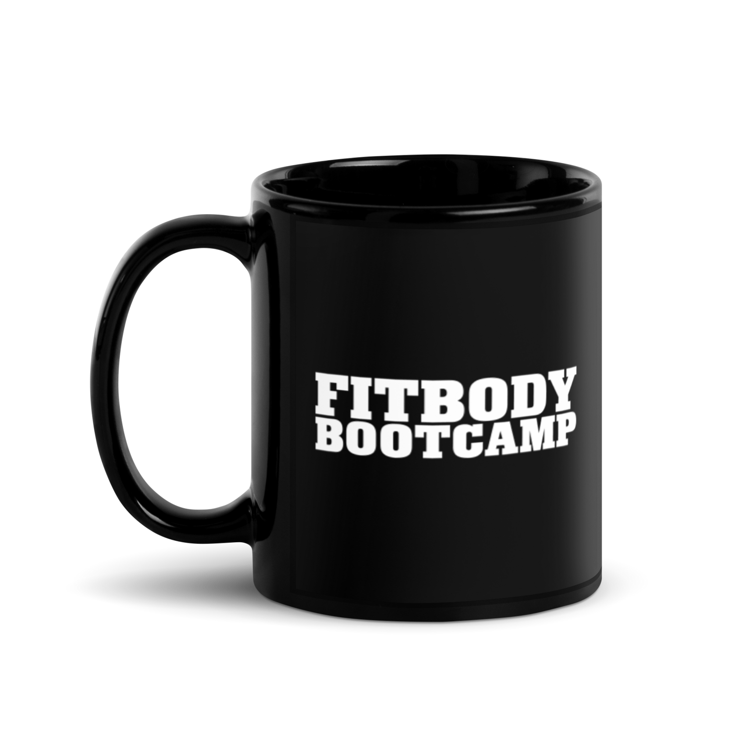 11oz Black Coffee Mug 