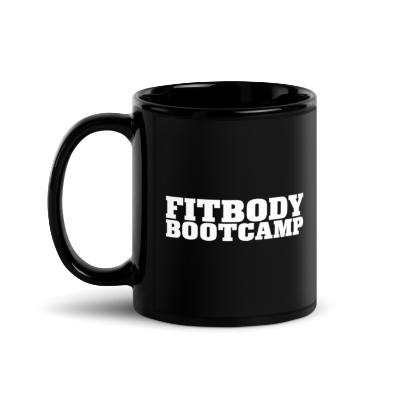 11oz Black Coffee Mug 