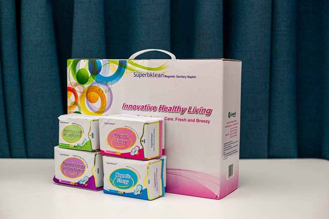 Serviettes hygiéniques et protège slip Longrich 