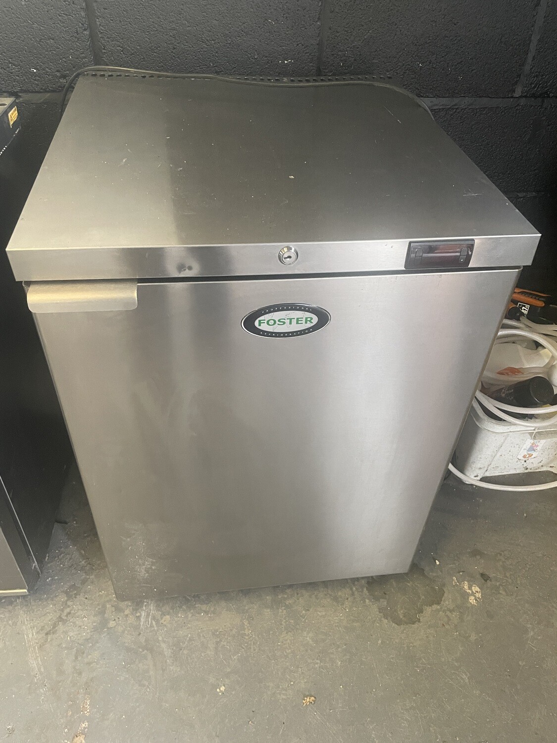 Fosters Under counter 150Litre single door stainless fridge Fosters Under counter 150Litre single door stainless fridge