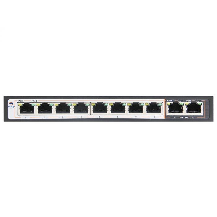 8 Port Non-Gigabit Ethernet Switch POE