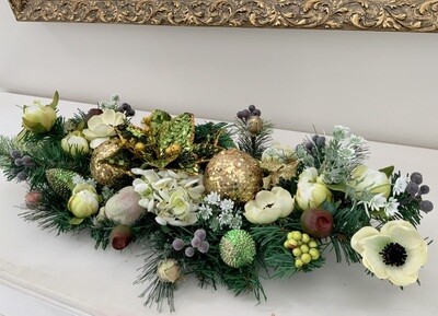Glittering Forest Floral centrepiece