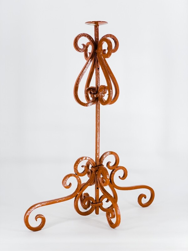 &quot;Manifesto&quot; Orange Candle Stand