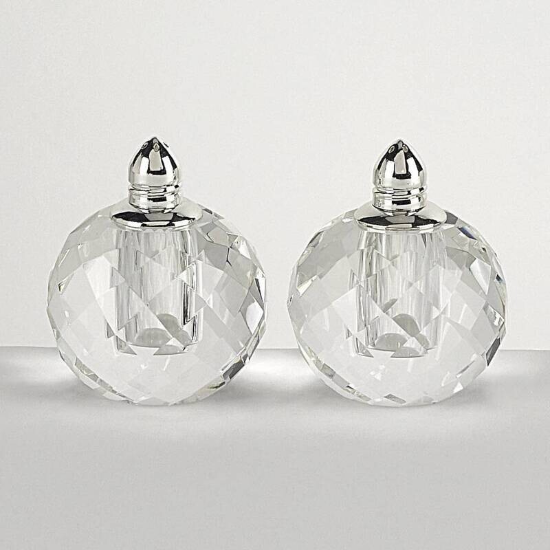 Silver Zendra Salt &amp; Pepper Shakers