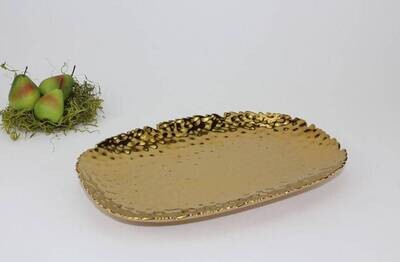 Small Gold Rectangle Platter