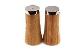 Onyx &amp; wood salt &amp; pepper