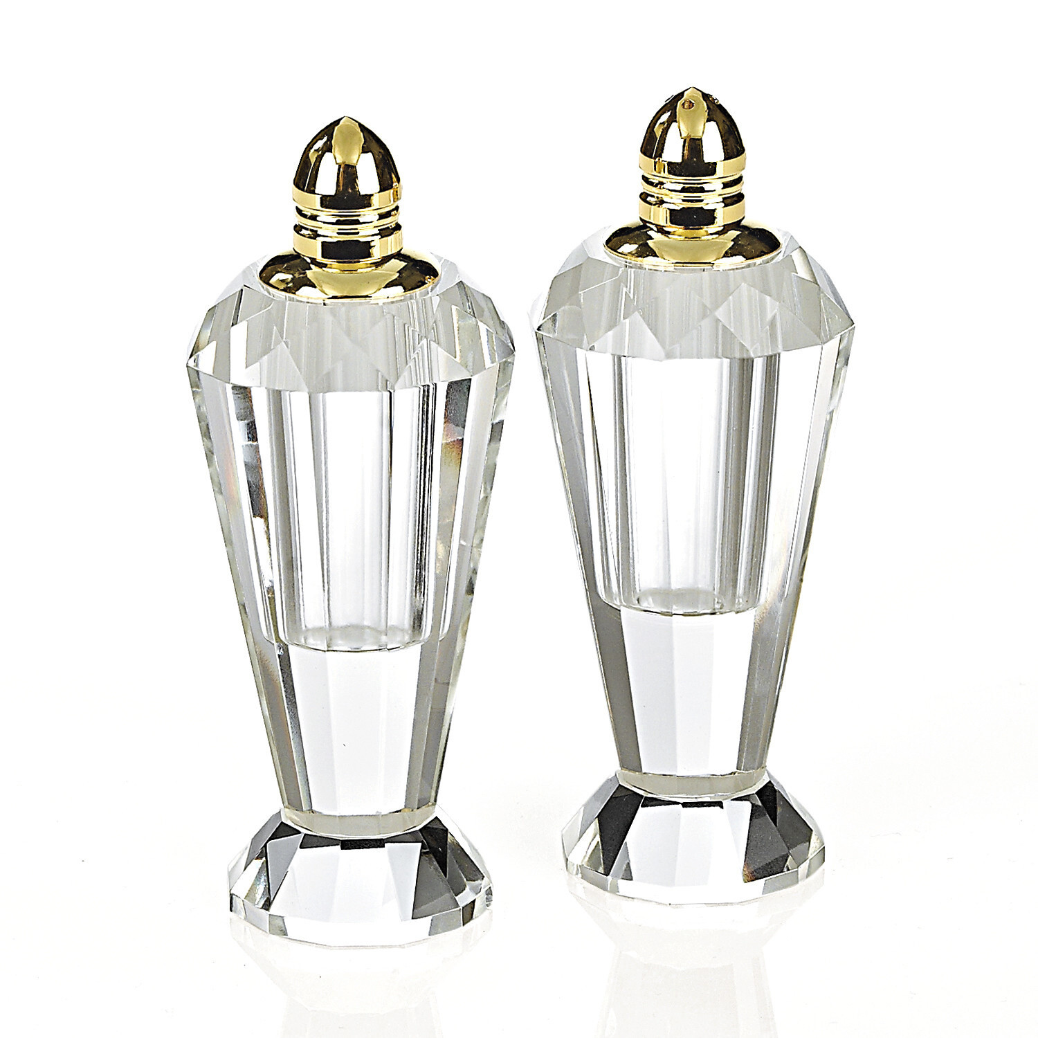 4" Gold Salt and Pepper Shakers