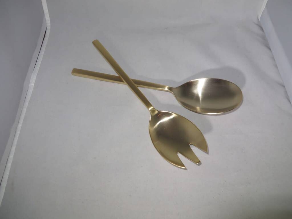 Kyoto Matte Gold Serving Spoons