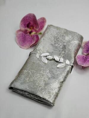 Silver Leaf Napkin Wrap