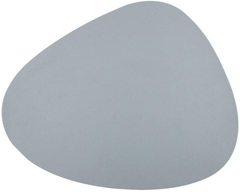 Pink &amp; Gray Double Sided Leather Placemat