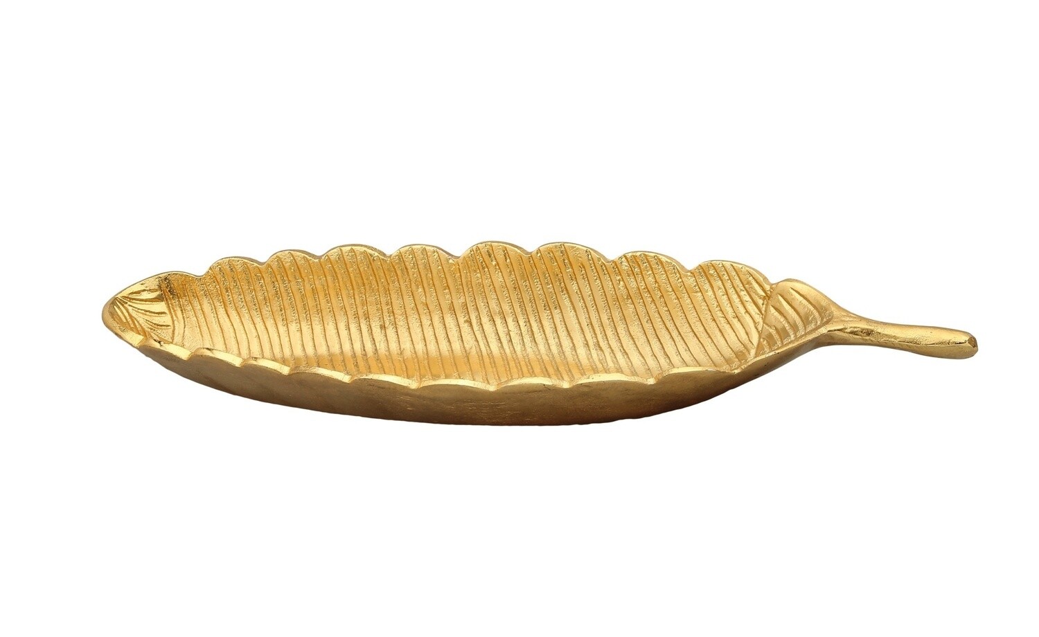 19&quot; Slim Gold Leaf Platter