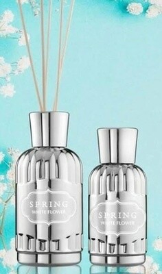 Reed Diffuser - White Flower Silver 100ML