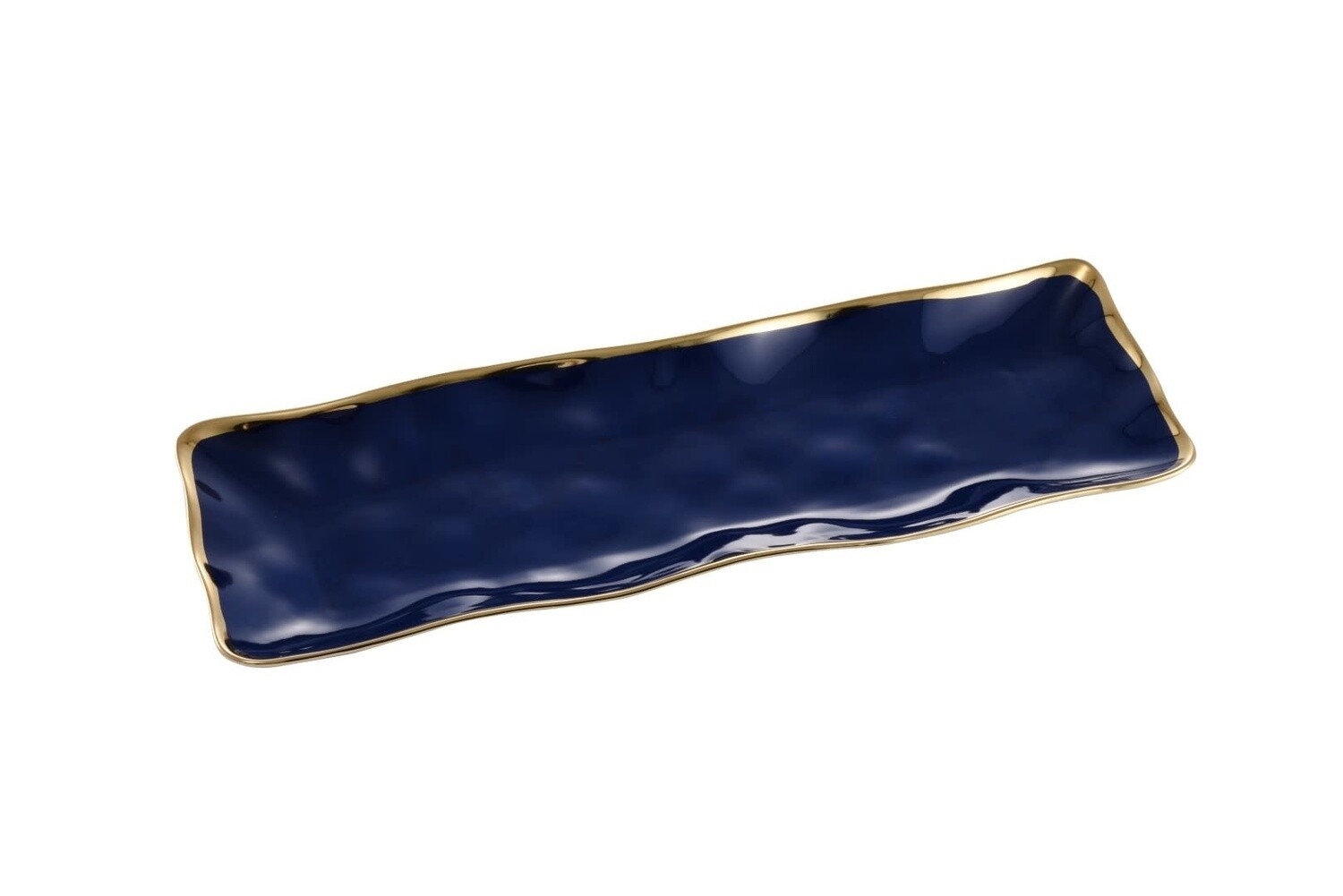 Blue Slim Rectangular Platter