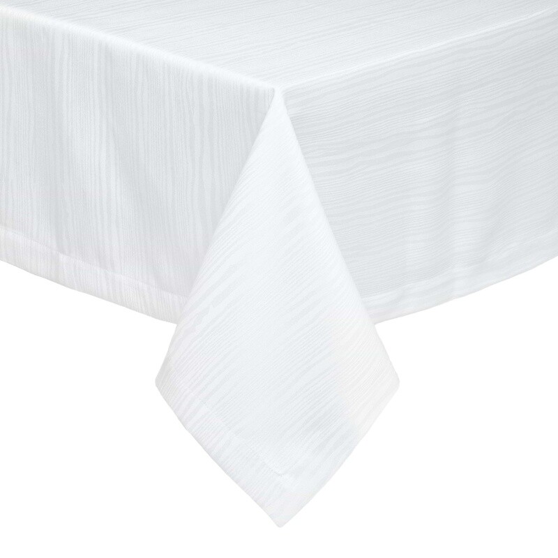 Madison White Tablecloth 66 x 108