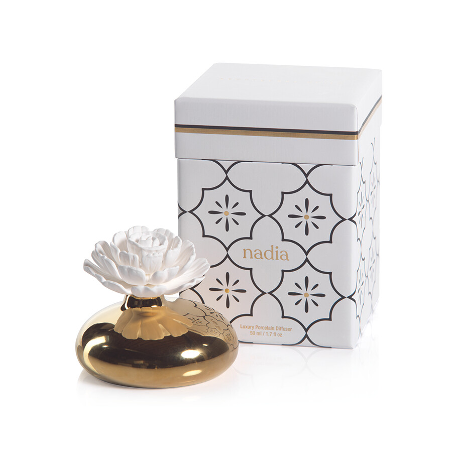 Nadia Porcelain Flower Diffuser White Rose
