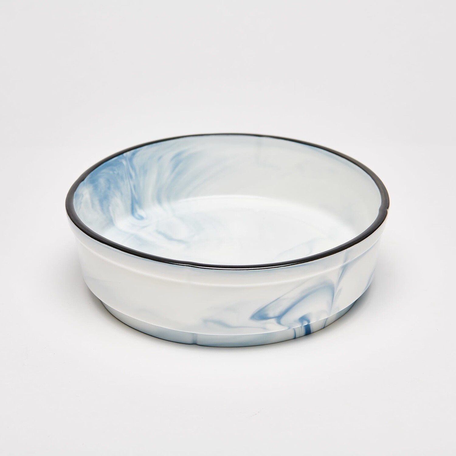 MM 2022 Marble Blue Round Bowl 8.25"