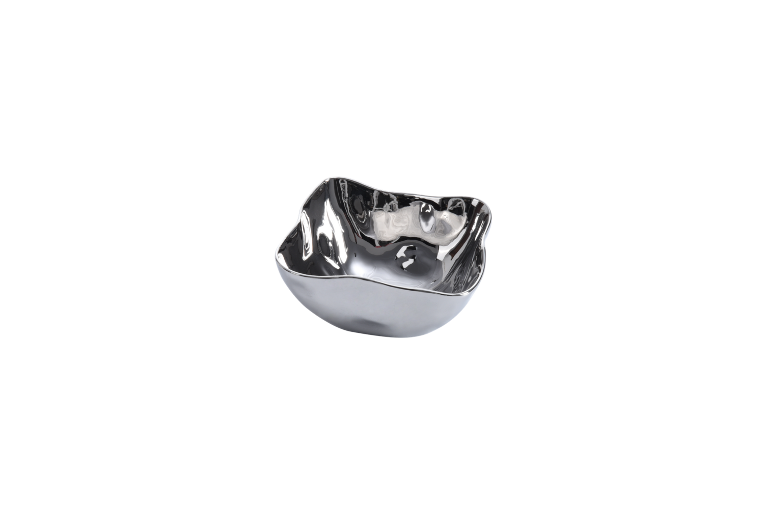 Simple Ceramic Small Silver Bowl