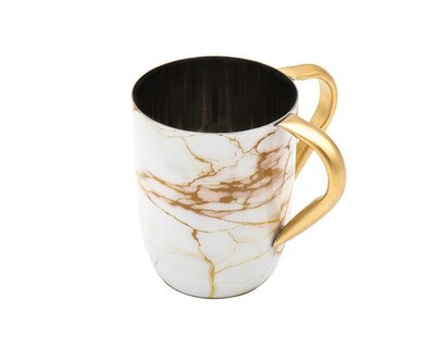 White/ Gold Fusion Washing Cup
