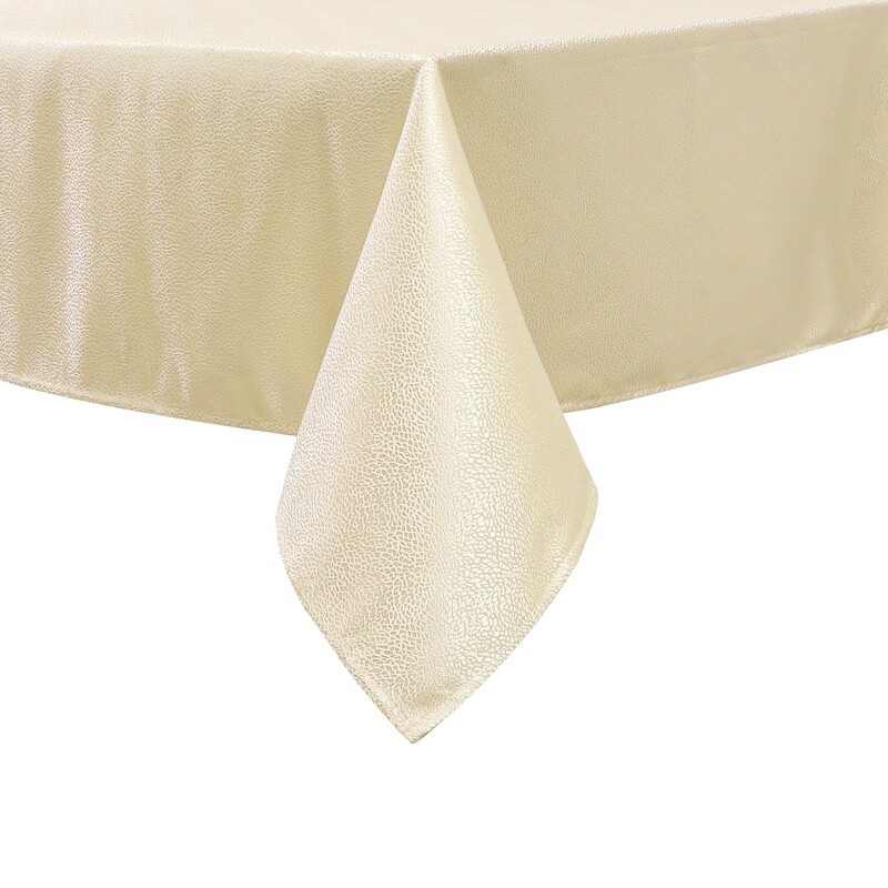 TC1346- 70 x 120 Jacquard Gold Slate Tablecloth