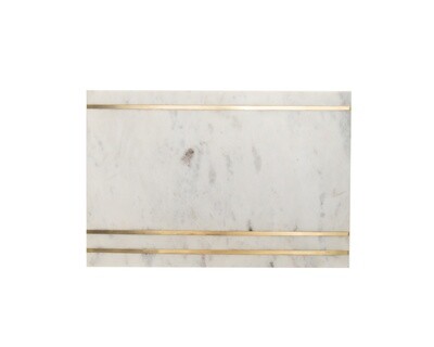 Brass Lines Marble Board