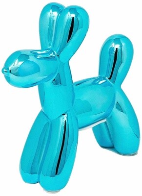 Blue Mini Balloon Dog 7.5"