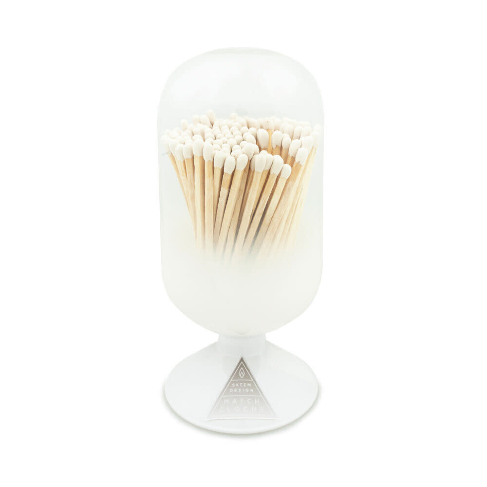 Small Cloud White Cloche Matches