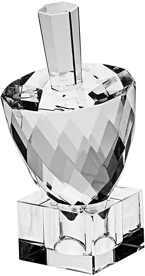 Pineapple Crystal Dreidel With Stand