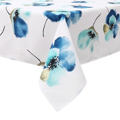 TC1501 70x108 Blue Floral Tablecloth