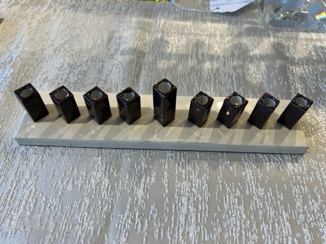 Purple Children&#39;s Menorah