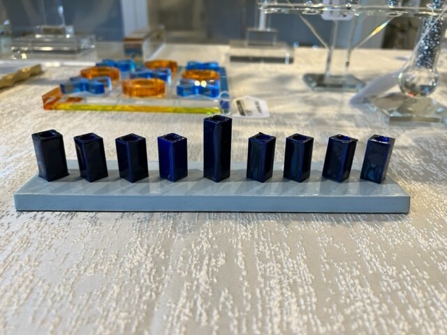 Blue Children&#39;s Menorah