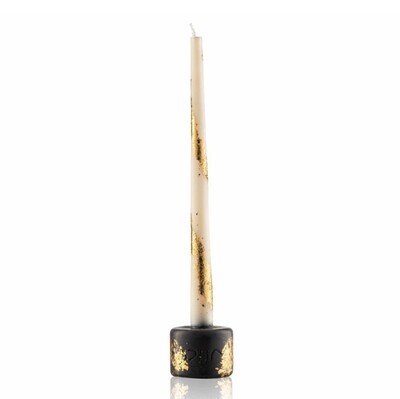 Chanukah Candle Lighter - White and Gold