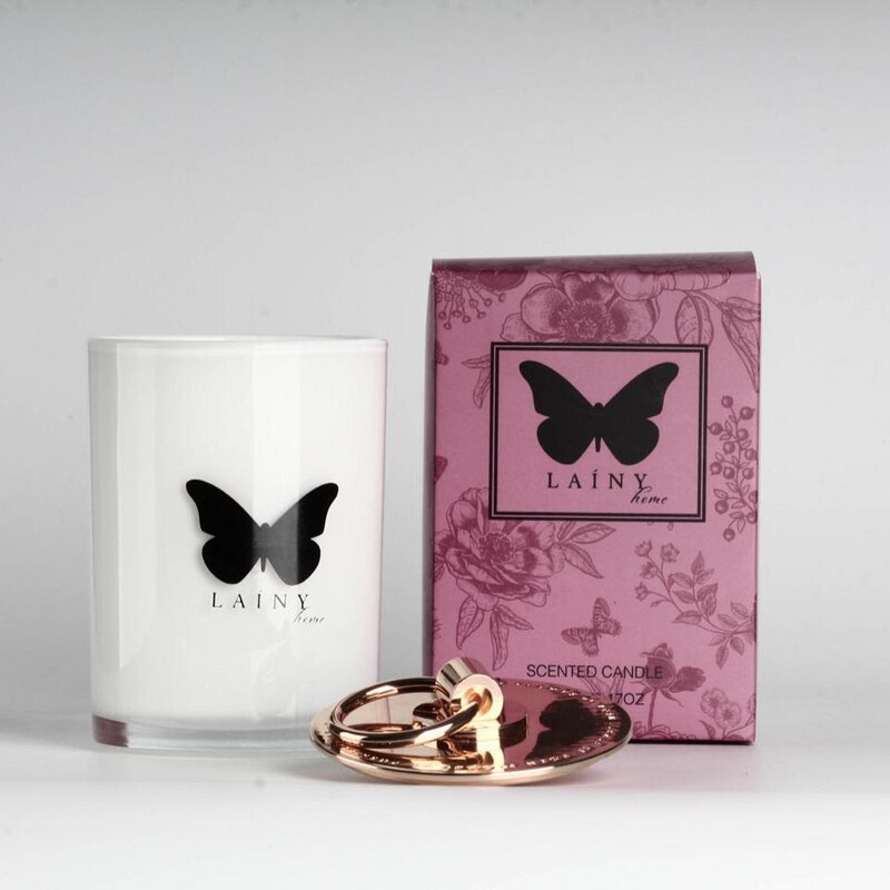 Vanilla Amber Scented Candle