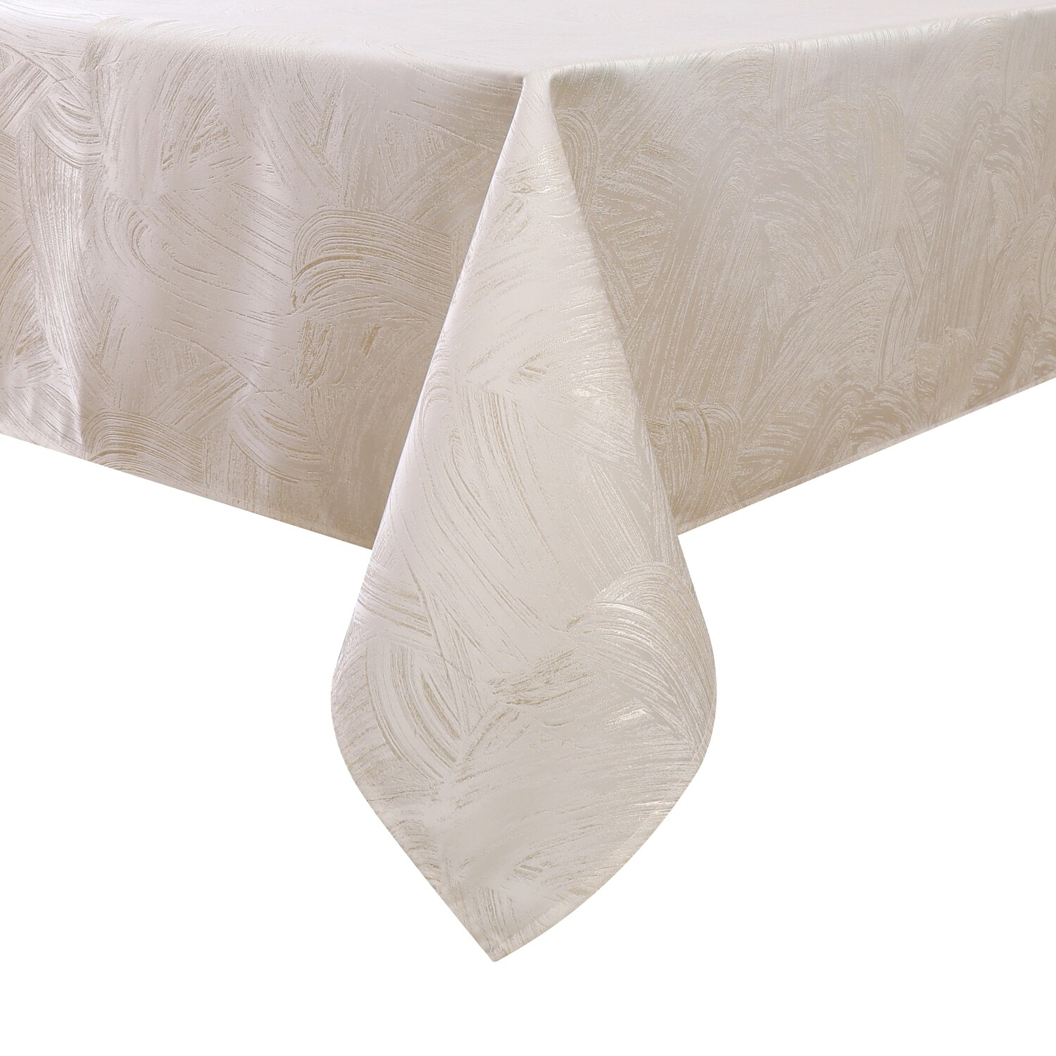 TC1366 - 60 x 90 Jacquard Sketched Gold Tablecloth