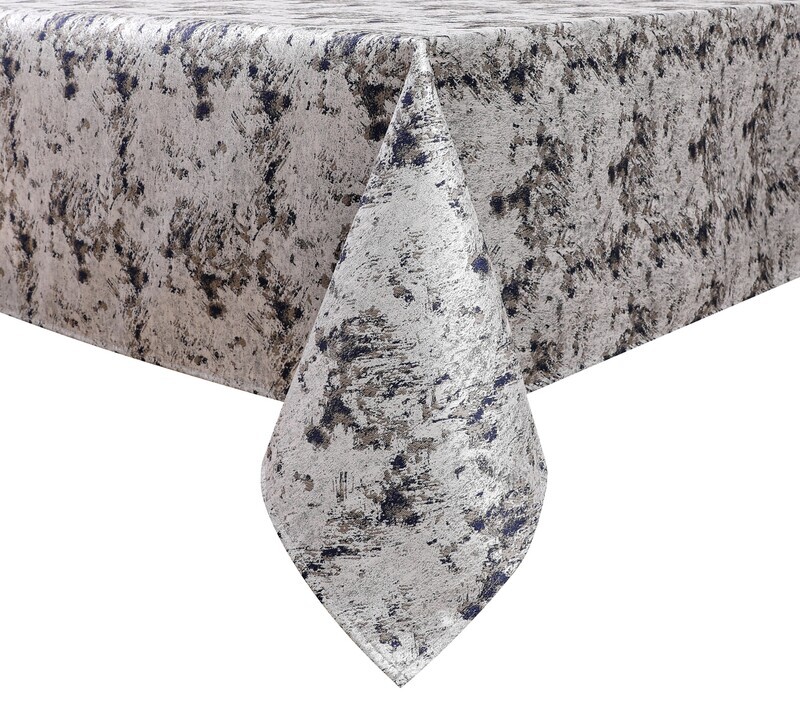 TC1369 - 70 x 120 Jacquard Deserted Blue Tablecloth