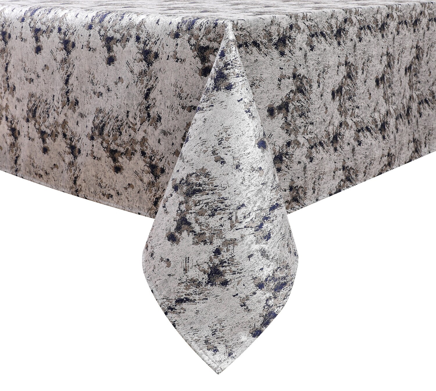 TC1369 - 70 x 108 Jacquard Deserted Blue Tablecloth