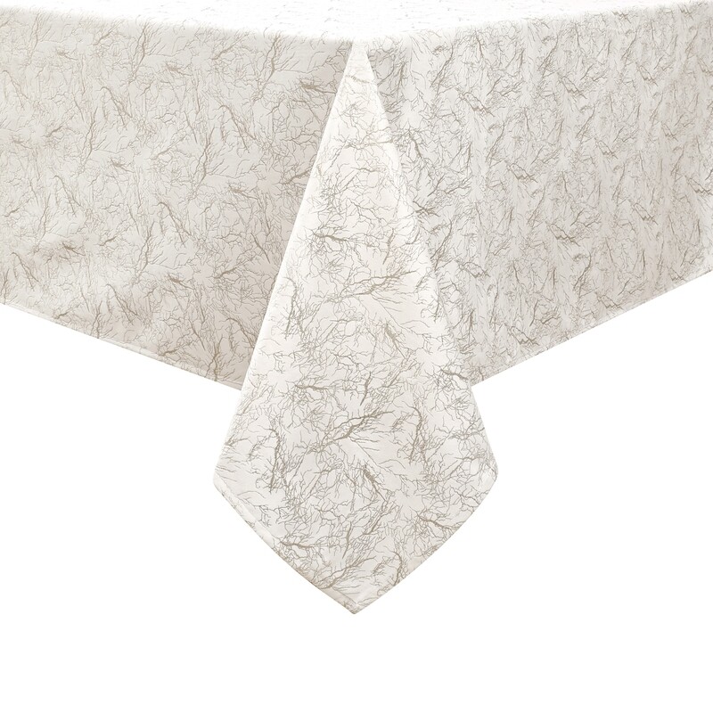 TC1410 - 70 x 160 Velvet Gold Branch Tablecloth