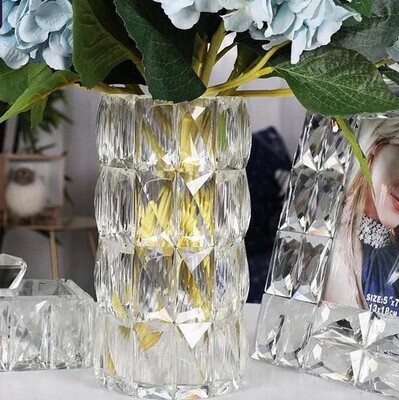 Double Row Crystal Vase